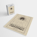 The Sun Card, Sun girl and horse print, Major Arcana, Divination, Magic girl Jigsaw Puzzle Gallery Image 2