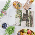 Botanical backyard Ibiza Spain | Lush greenery | Wanderlust Travel photography Cutting Board Gallery Image 2