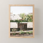 Botanical backyard Ibiza Spain | Lush greenery | Wanderlust Travel photography Mini Art Print Gallery Image 1