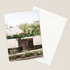 Botanical backyard Ibiza Spain | Lush greenery | Wanderlust Travel photography Stationery Card Gallery Image 2