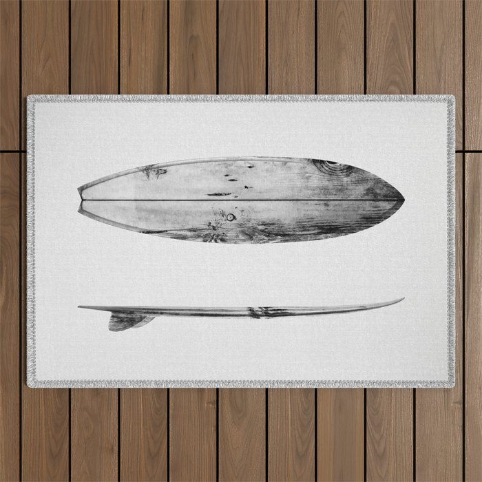 Surfboard Outdoor Rug Gallery Image 1