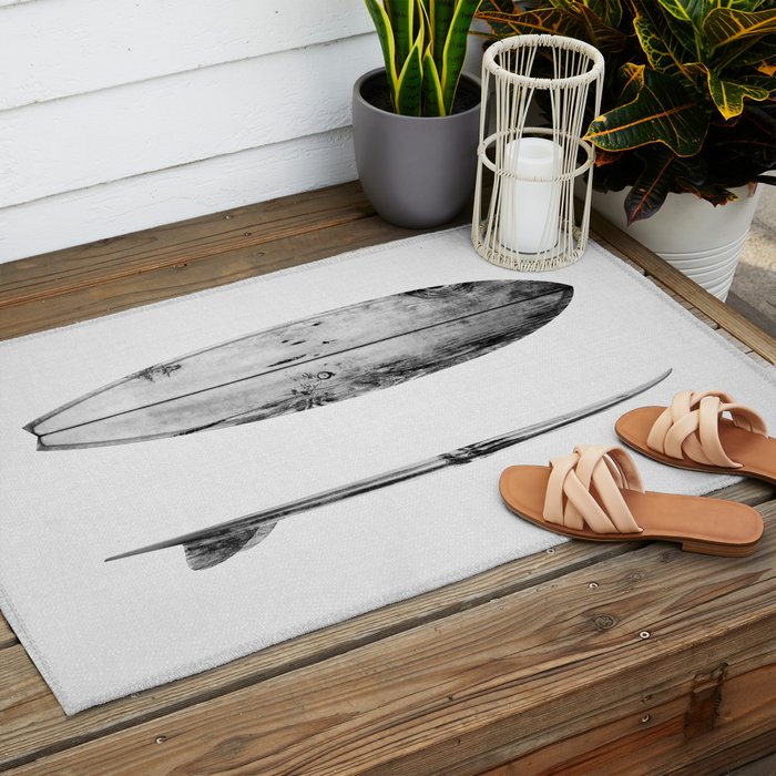Surfboard Outdoor Rug Gallery Image 2