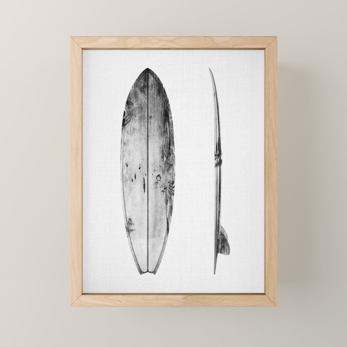 Surfboard Mini Art Print Gallery Image 1