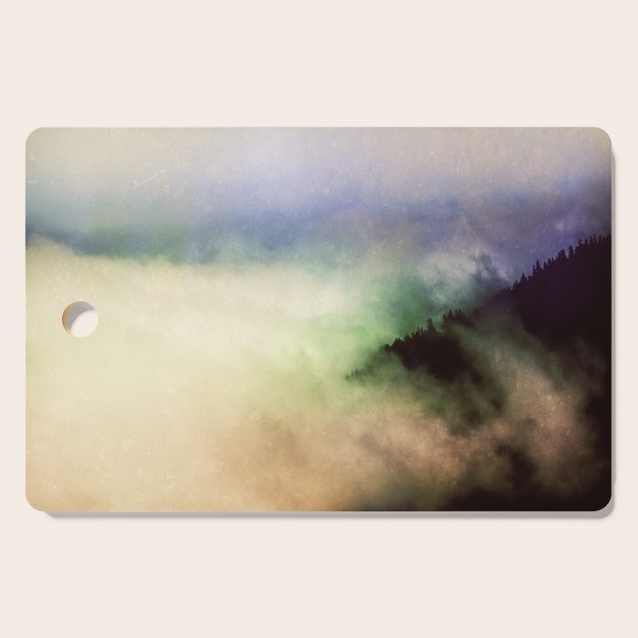 Ethereal Rainbow Clouds - Nature Photography Cutting Board Gallery Image 1