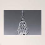 Pinnacle skyscraper sphere, New York, New York architectural black and white photograph Welcome Mat Gallery Image 1