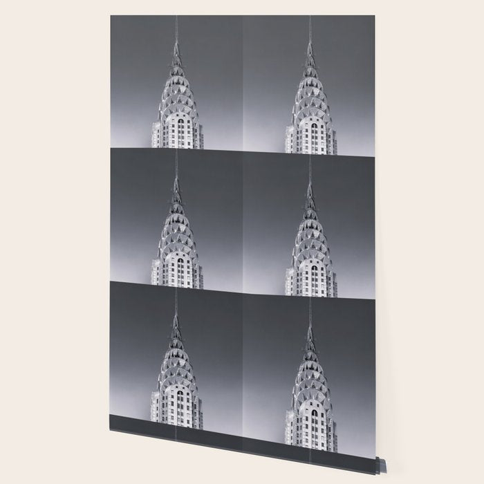 Pinnacle skyscraper sphere, New York, New York architectural black and white photograph Wallpaper Gallery Image 2