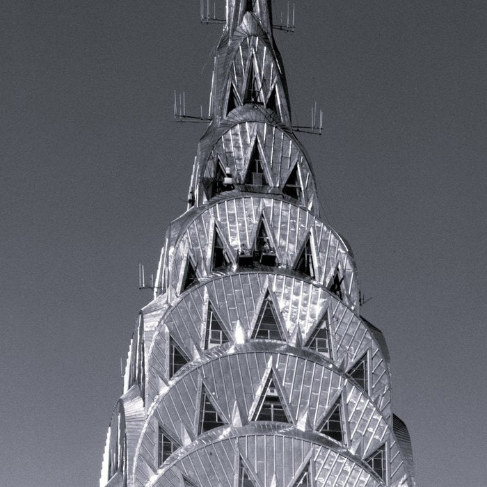 Pinnacle skyscraper sphere, New York, New York architectural black and white photograph Coffee Mug Gallery Image 2