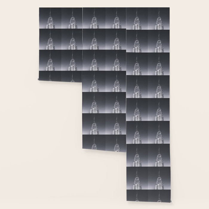 Pinnacle skyscraper sphere, New York, New York architectural black and white photograph Wallpaper Gallery Image 3