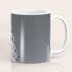Pinnacle skyscraper sphere, New York, New York architectural black and white photograph Coffee Mug Gallery Image 1