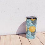 Juicy Lemons on Blue Moroccan Tiles Travel Mug Gallery Image 4