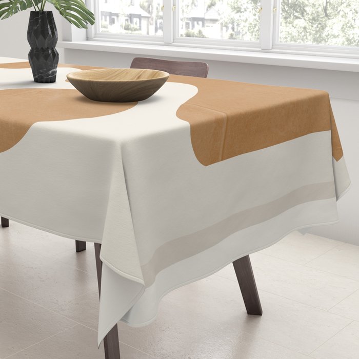 Modern Abstract Minimal Shapes 188/3 Tablecloth Gallery Image 3