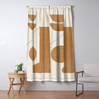 Modern Abstract Minimal Shapes 188/3 Window Curtain Gallery Image 5