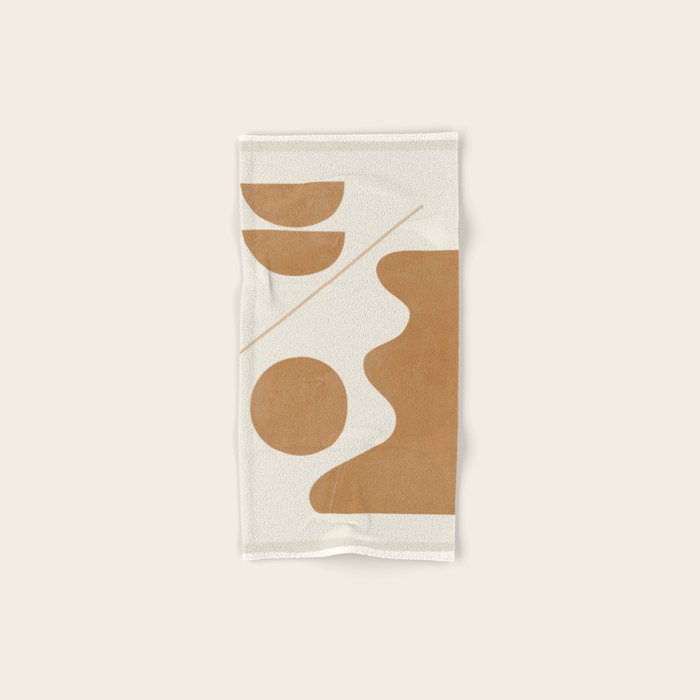 Modern Abstract Minimal Shapes 188/3 Bath Towel Gallery Image 1