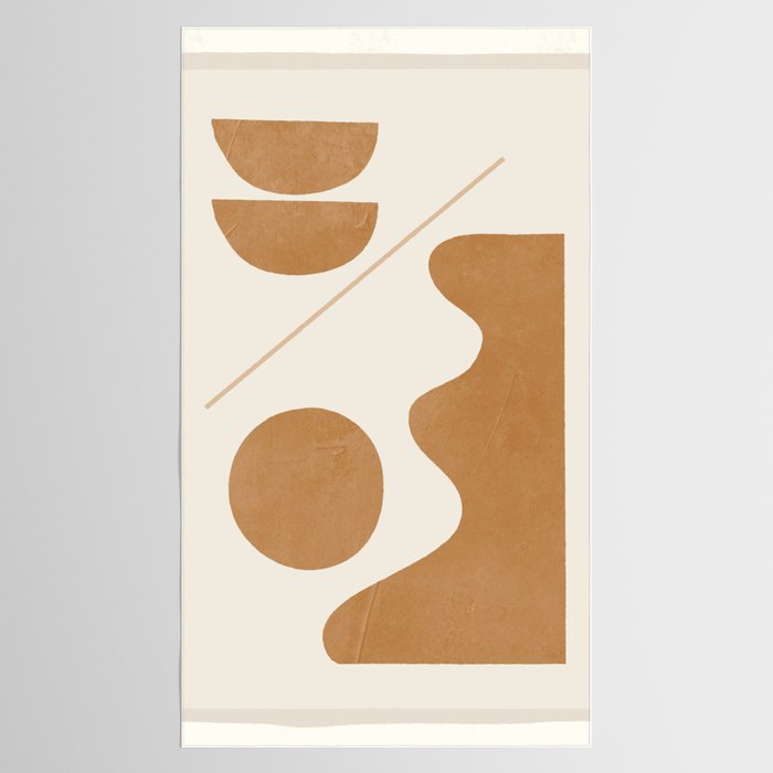 Modern Abstract Minimal Shapes 188/3 Tablecloth Gallery Image 2