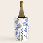 Blue Forget Me Not Blooms Wine Chiller Gallery Image 2
