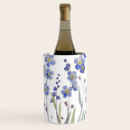 Blue Forget Me Not Blooms Wine Chiller Gallery Image 1
