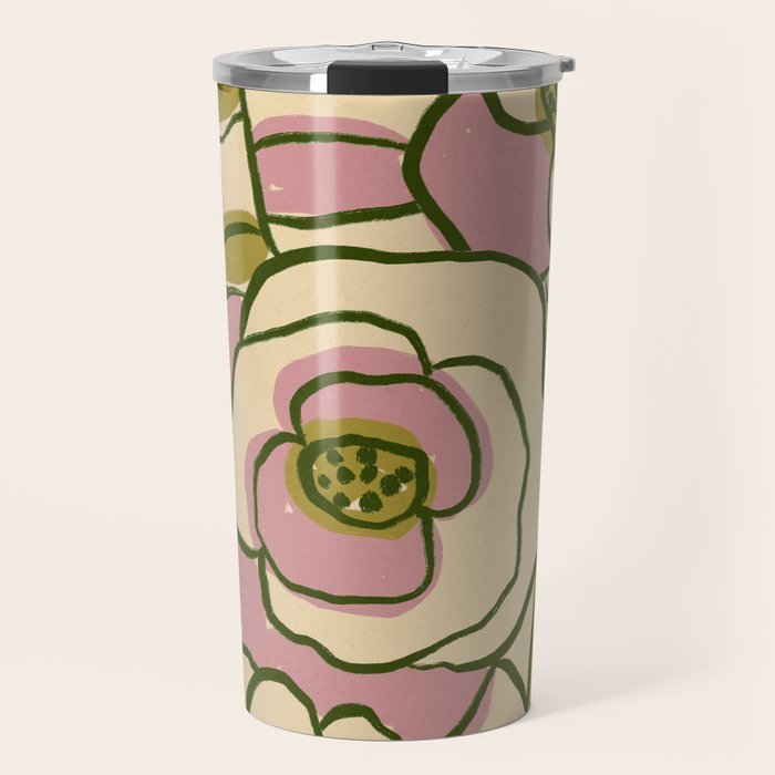 Rose Garden #1 Travel Mug Gallery Image 1