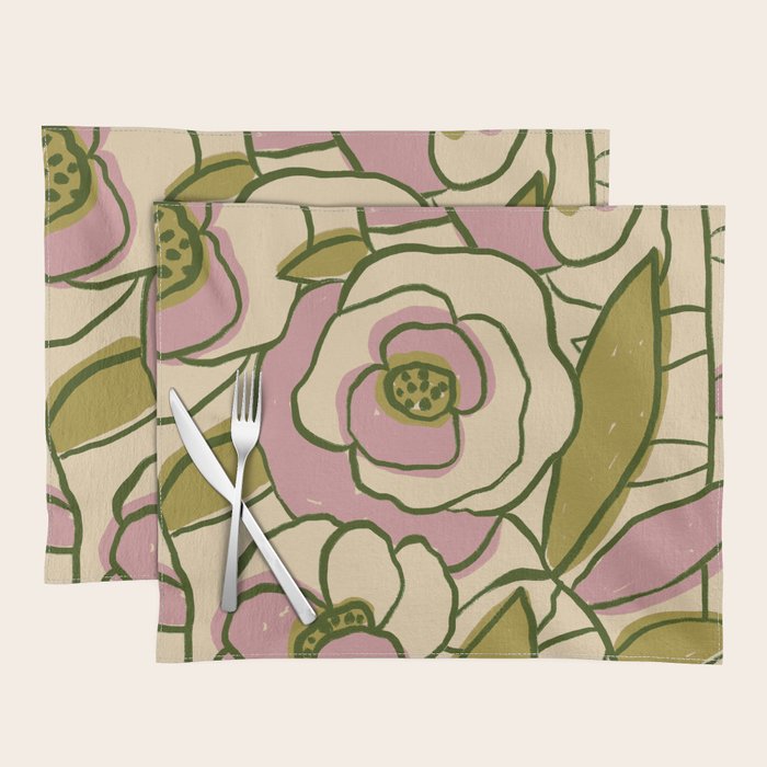 Rose Garden #1 Placemat Gallery Image 1