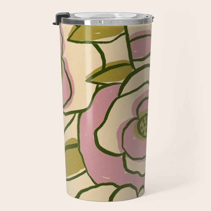Rose Garden #1 Travel Mug Gallery Image 3