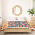Khotan  Antique East Turkestan Rug Print Duvet Cover Gallery Image 3