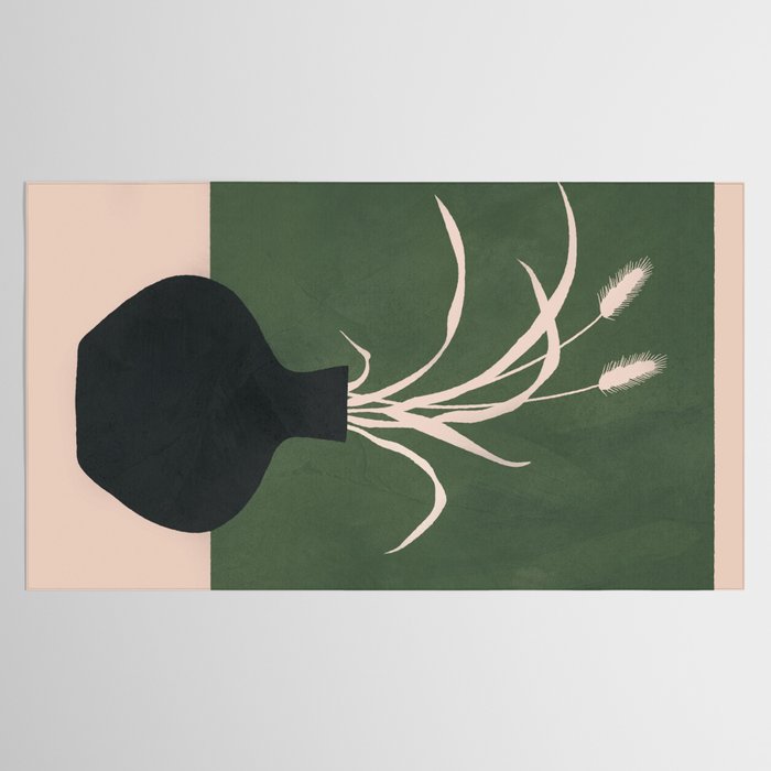 Minimal Abstract Vase Art I Tablecloth Gallery Image 2