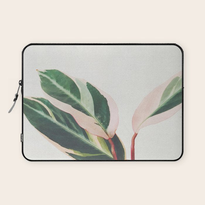 Pink Leaves III Laptop Sleeve Gallery Image 1