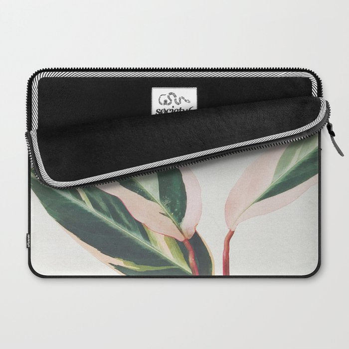 Pink Leaves III Laptop Sleeve Gallery Image 2