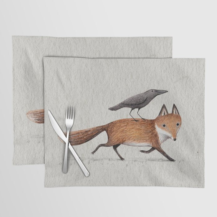 Fox & Crow - Piggyback Placemat Gallery Image 1