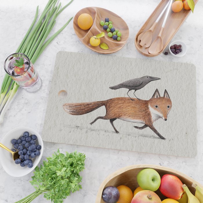 Fox & Crow - Piggyback Cutting Board Gallery Image 2