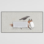 Fox & Crow - Piggyback Desk Mat Gallery Image 1