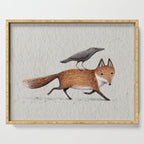 Fox & Crow - Piggyback Serving Tray Gallery Image 1