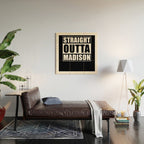 Straight Outta Madison Wood Wall Art Gallery Image 2