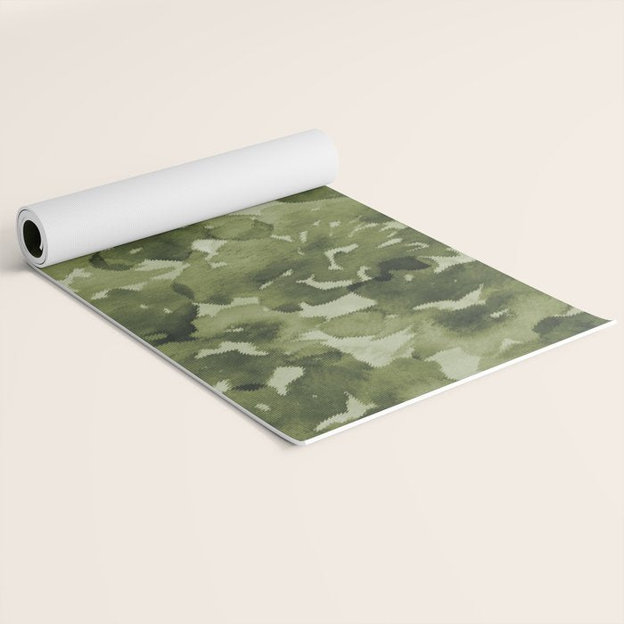 Rippled Floral Yoga Mat Gallery Image 2
