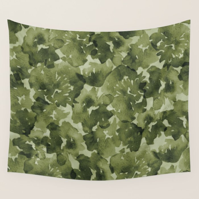 Rippled Floral Wall Tapestry Gallery Image 1