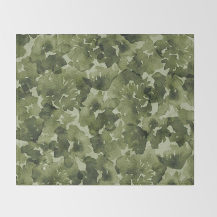 Rippled Floral Throw Blanket Gallery Image 2
