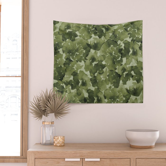 Rippled Floral Wall Tapestry Gallery Image 2