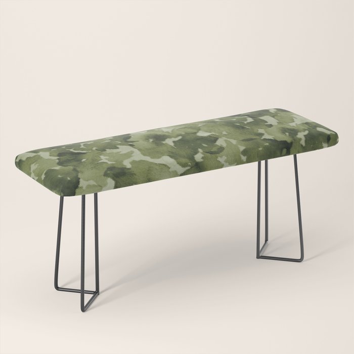 Rippled Floral Bench Gallery Image 1
