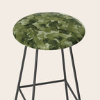 Rippled Floral Stool Gallery Image 2
