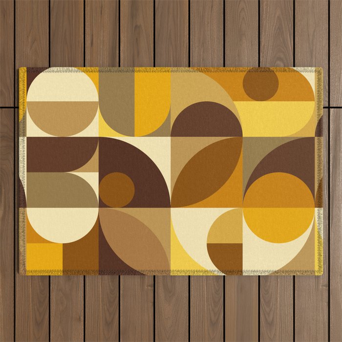 Mid Century 30B Outdoor Rug Gallery Image 1