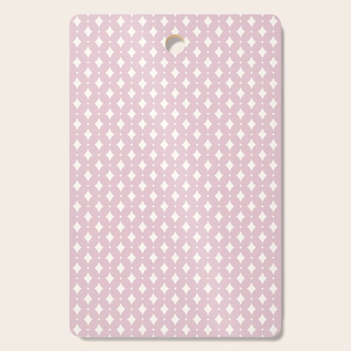 Vintage Stars XII Blush Pink Cutting Board Gallery Image 1