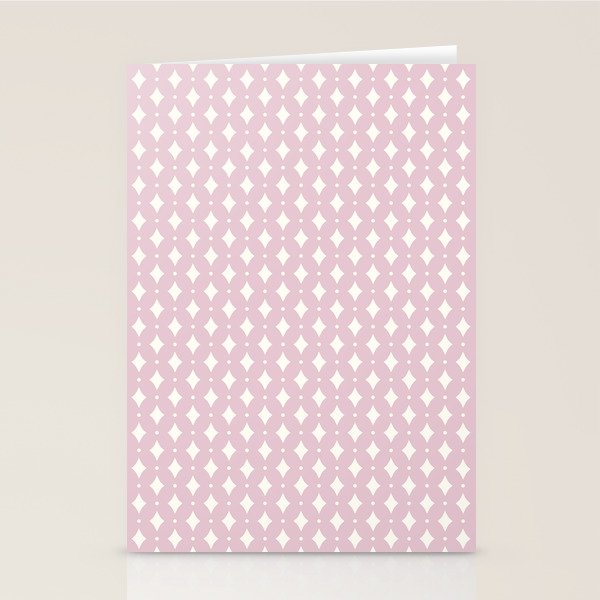 Vintage Stars XII Blush Pink Stationery Card Gallery Image 2