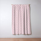 Vintage Stars XII Blush Pink Window Curtain Gallery Image 3