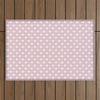 Vintage Stars XII Blush Pink Outdoor Rug Gallery Image 1