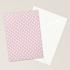 Vintage Stars XII Blush Pink Stationery Card Gallery Image 2