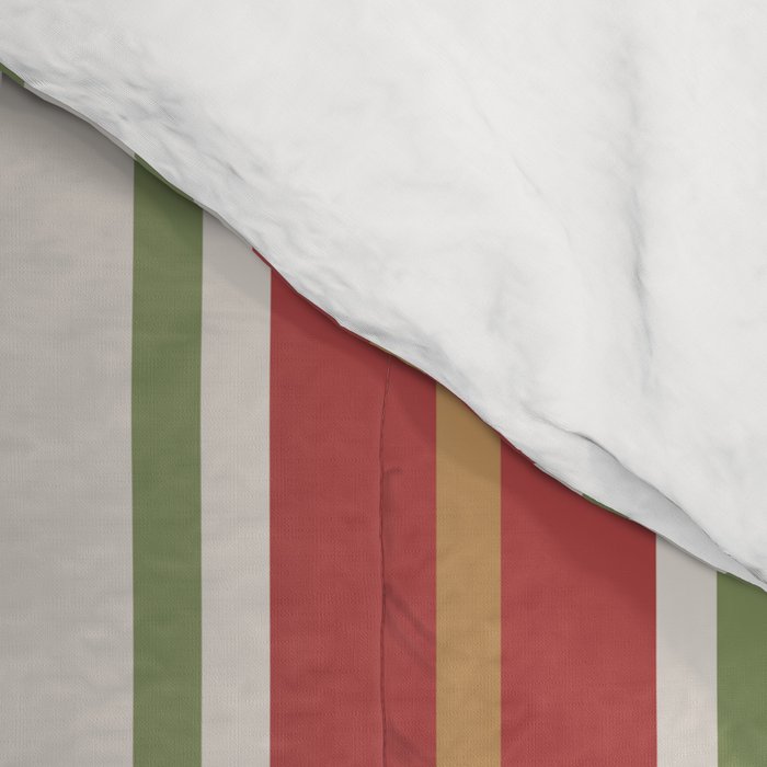 Retro Striped Color Harmony Comforter Gallery Image 4