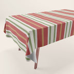 Retro Striped Color Harmony Tablecloth Gallery Image 1