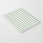 Clovers XXXVI Sage Green Botanical Pattern Notebook Gallery Image 3