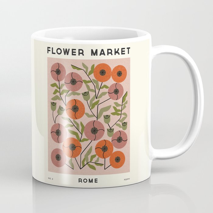 Flower Market No. 2 Coffee Mug Gallery Image 1