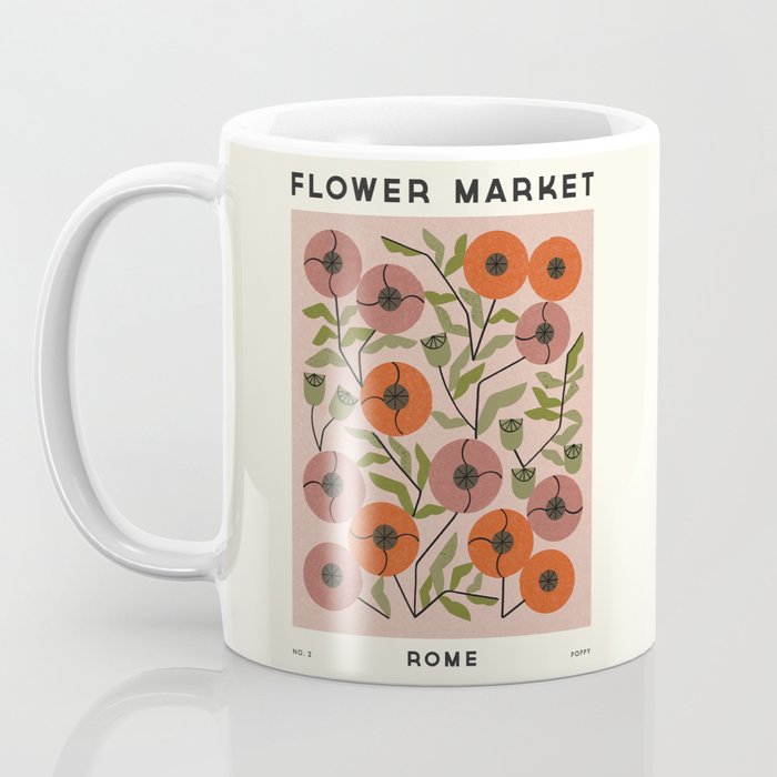 Flower Market No. 2 Coffee Mug Gallery Image 3