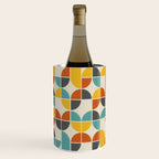 1970s Colors Mid Century Modern Geometric Pattern  Wine Chiller Gallery Image 2